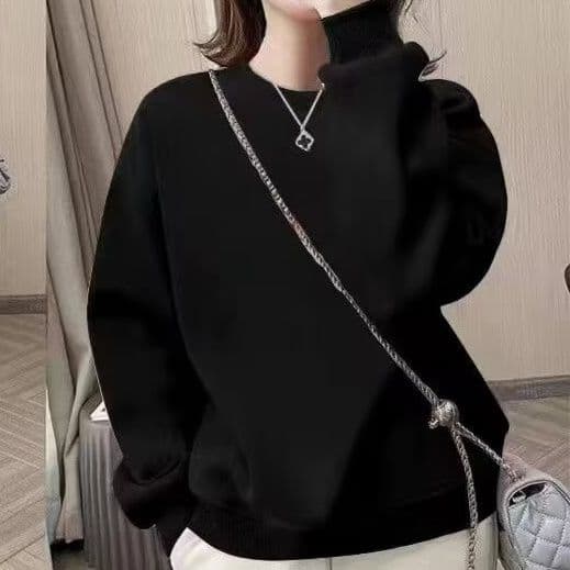 きれいめカジュアルスエット ゆったりシルエット 万能トップス