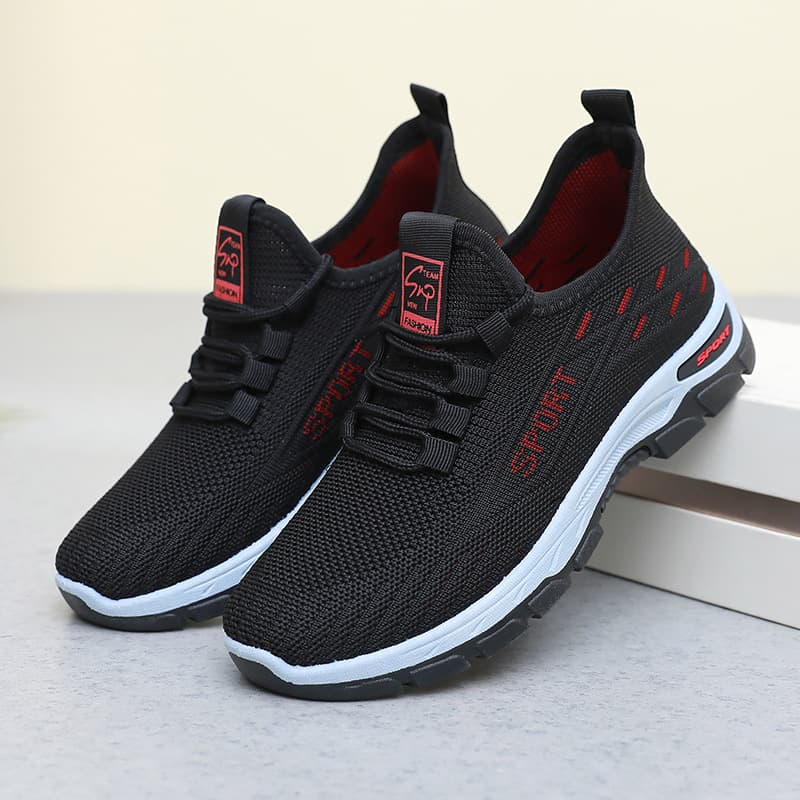 きれいめカジュアル 通気性抜群メッシュ軽量スニーカー